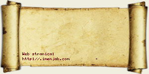 Gala Arsenijević vizit kartica